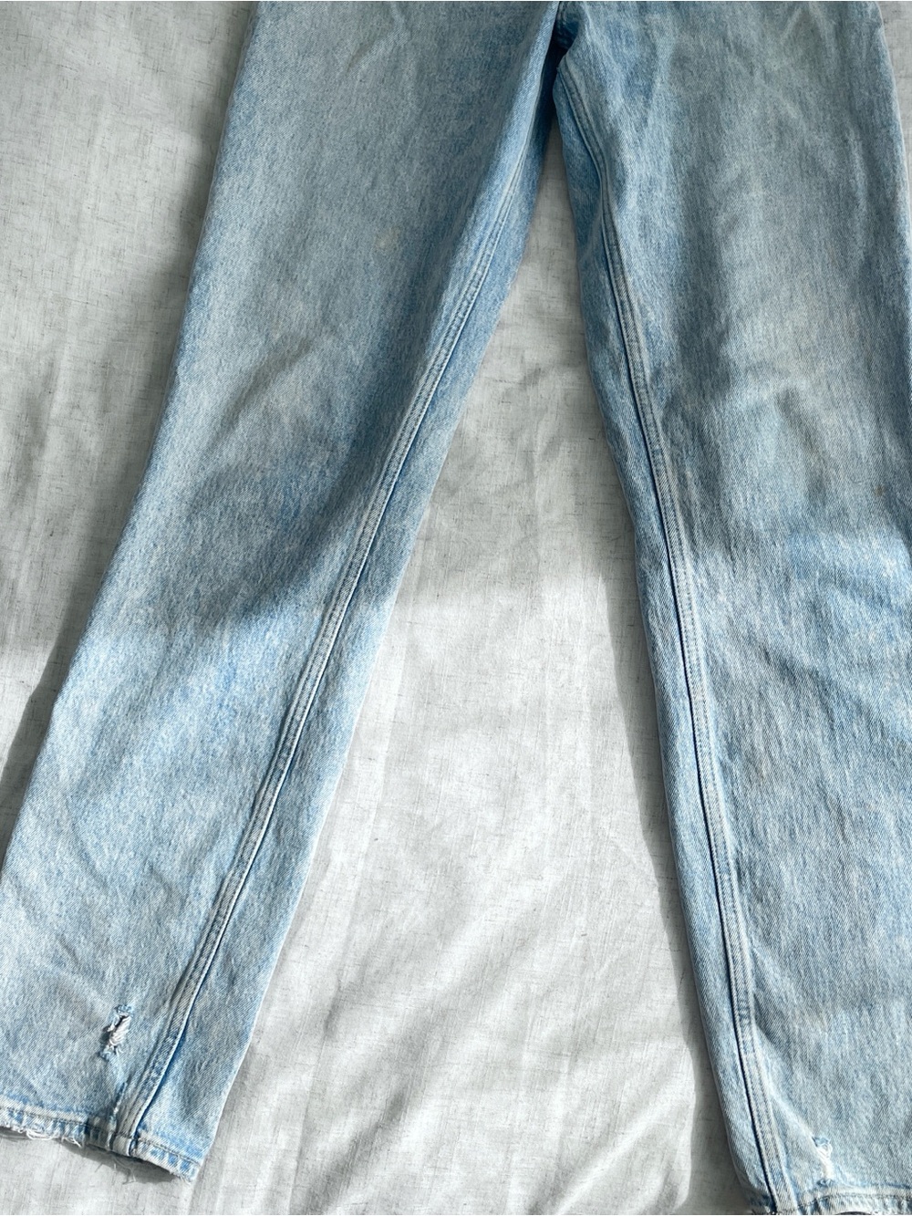 Abercrombie & fitch Classic High-Rise Straight Leg Women Jeans - Light Blue - Picture 4 of 4